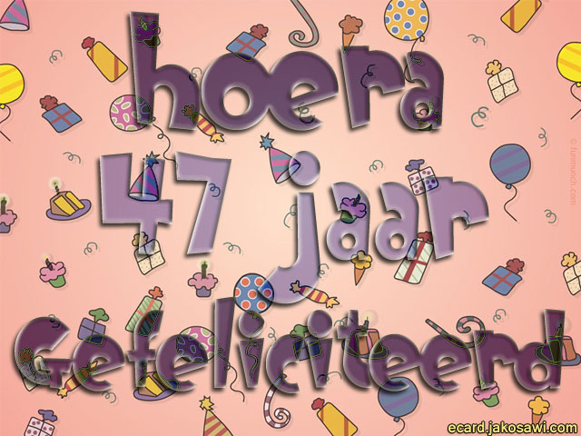 47 jaar pakjes