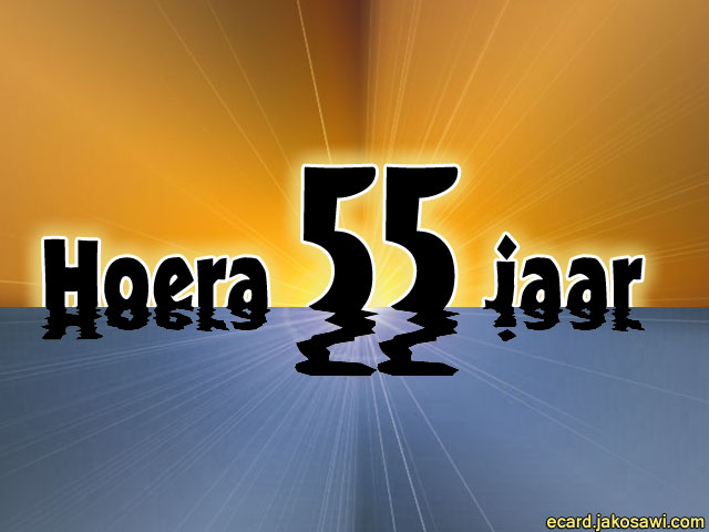 55 jaar sunset