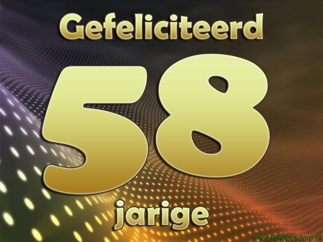 58 jaar golf
