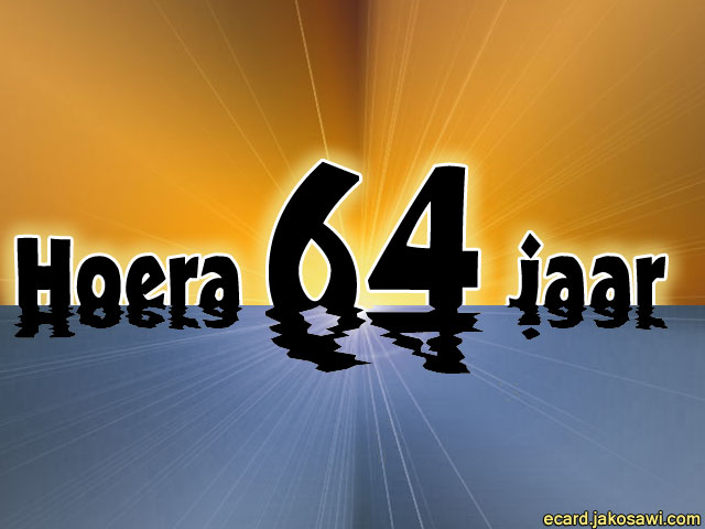 64 jaar sunset