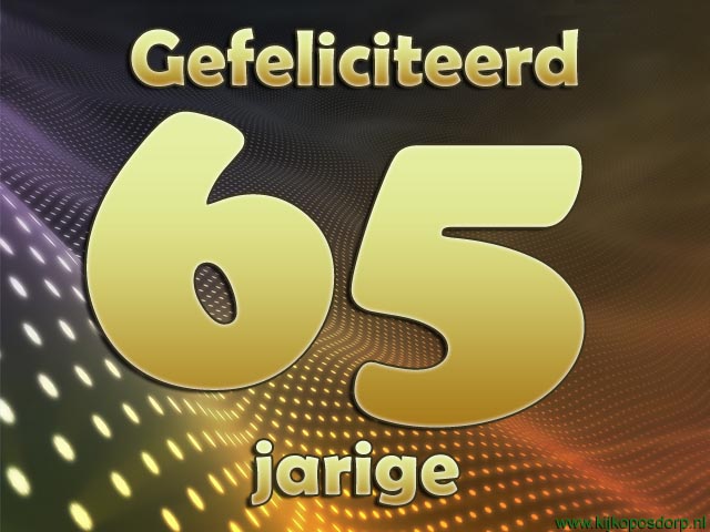 65 jaar golf