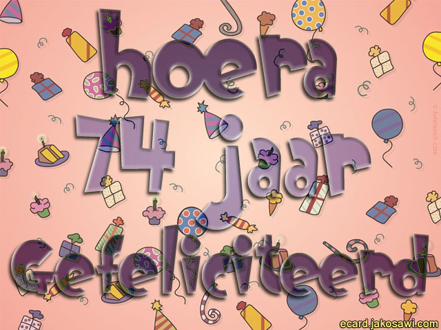 74 jaar pakjes