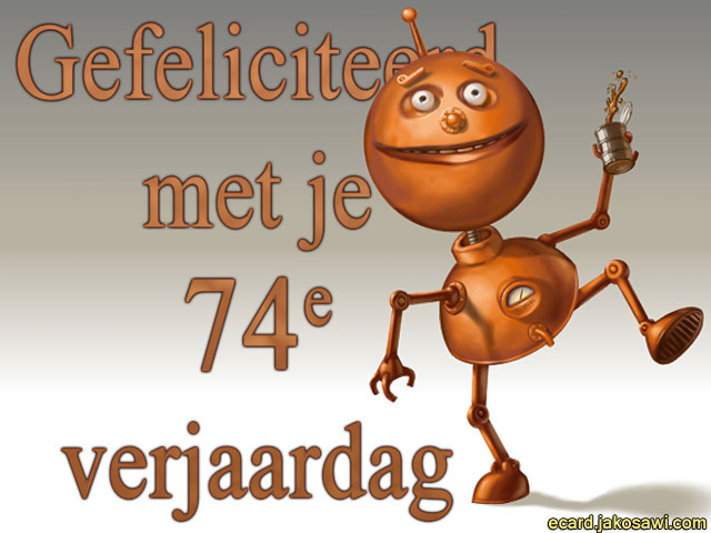 74 jaar robot