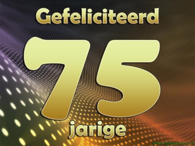 75 jaar golf