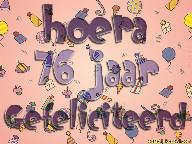 76 jaar pakjes