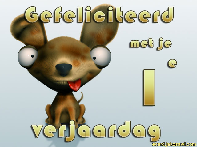 01 jaar hond