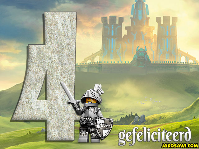 04 jaar lego ridder 1701