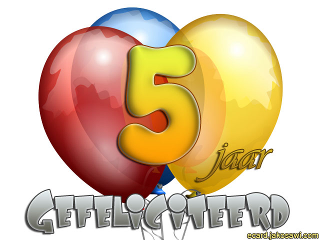 05 jaar ballon