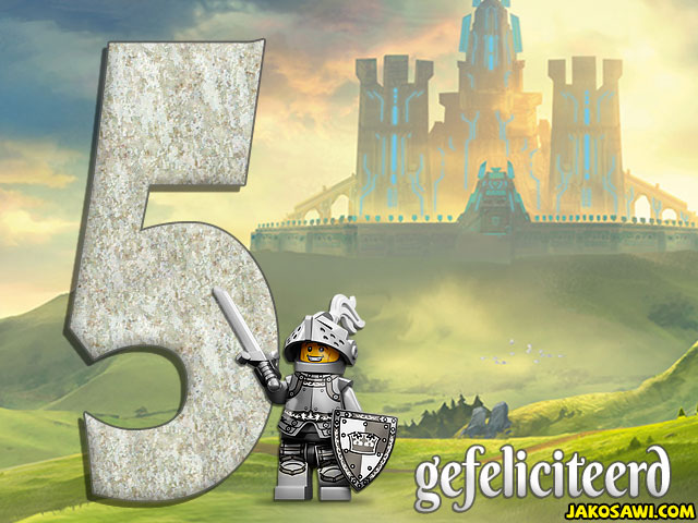 05 jaar lego ridder 1701