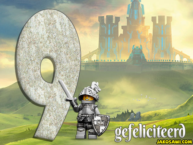 09 jaar lego ridder 1701