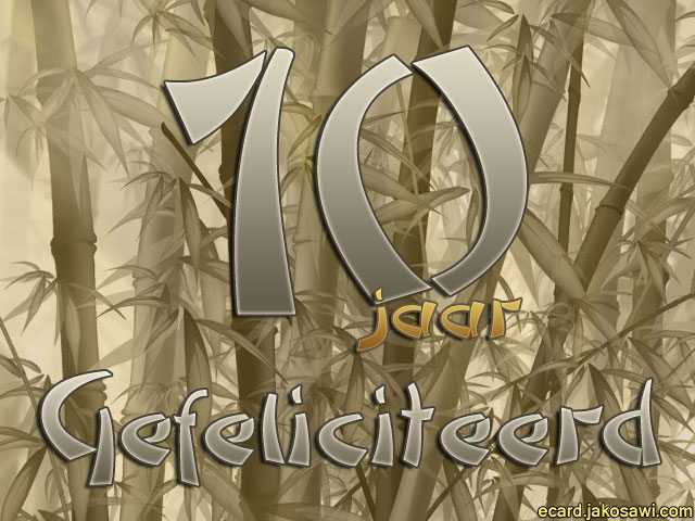 10 jaar bamboo