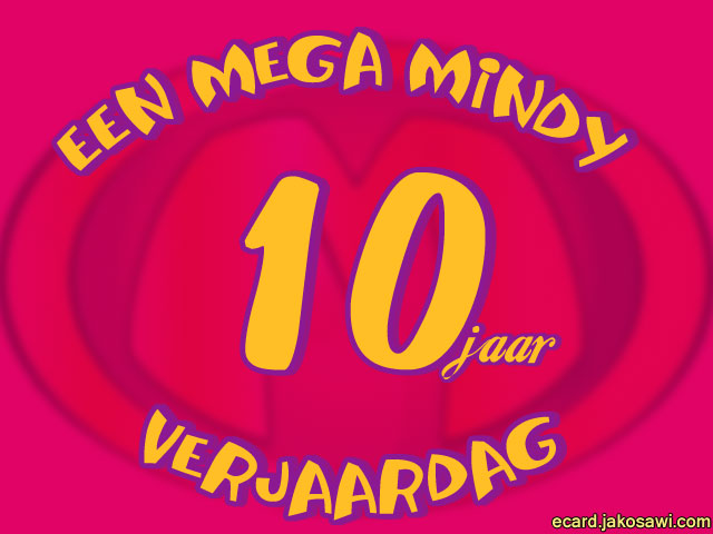 10 jaar mega mindy