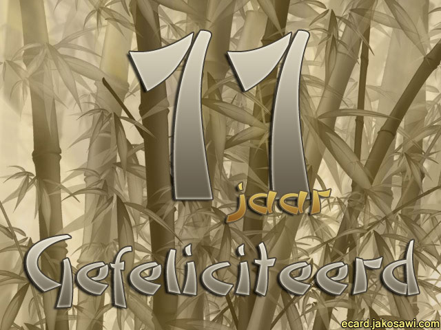 11 jaar bamboo
