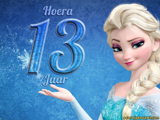 13 jaar frozen