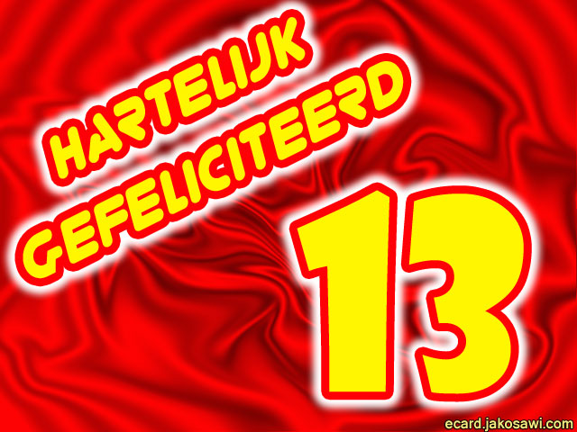 13 jaar gr