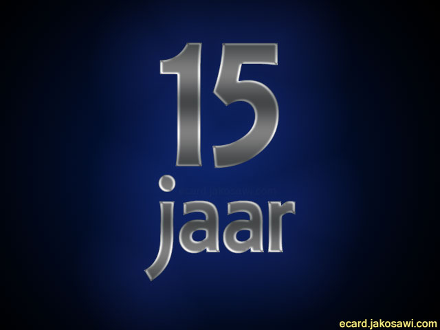 15 jaar blgr