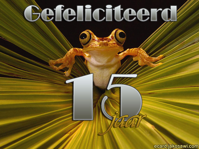 15 jaar kikker