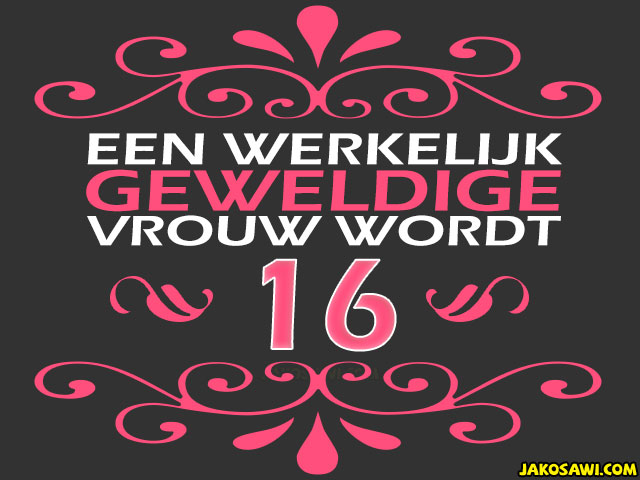 16 jaar vrouw