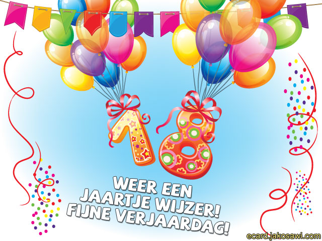 18 jaar ballonnen 2