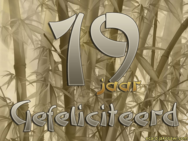 19 jaar bamboo