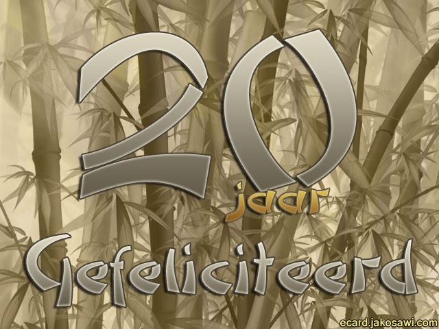 20 jaar bamboo