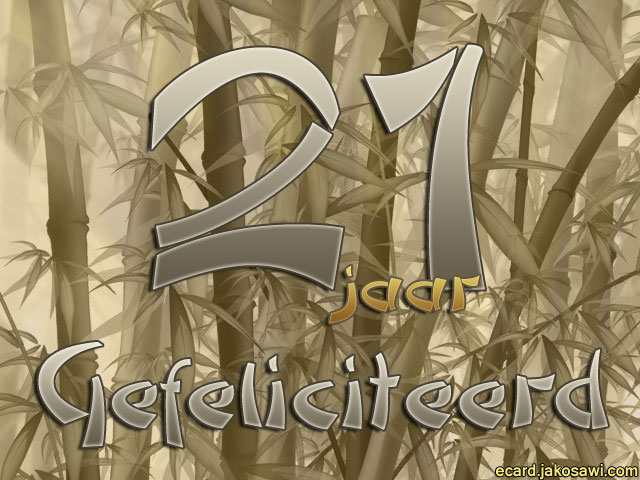 21 jaar bamboo