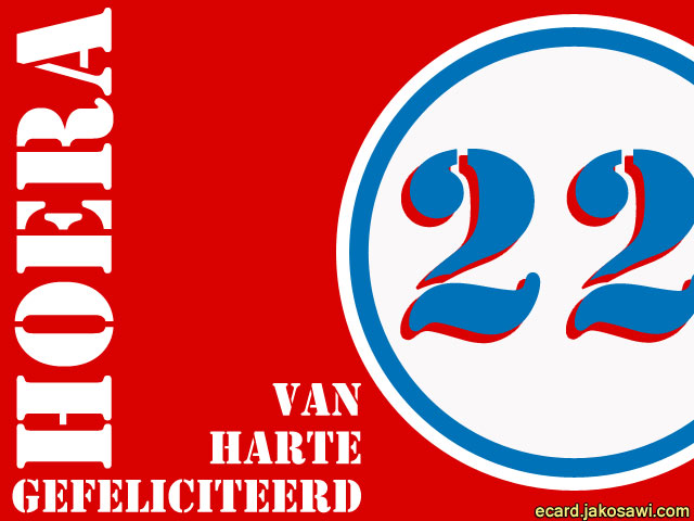 22 jaar roodwit