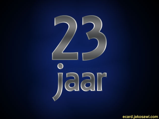 23 jaar blgr