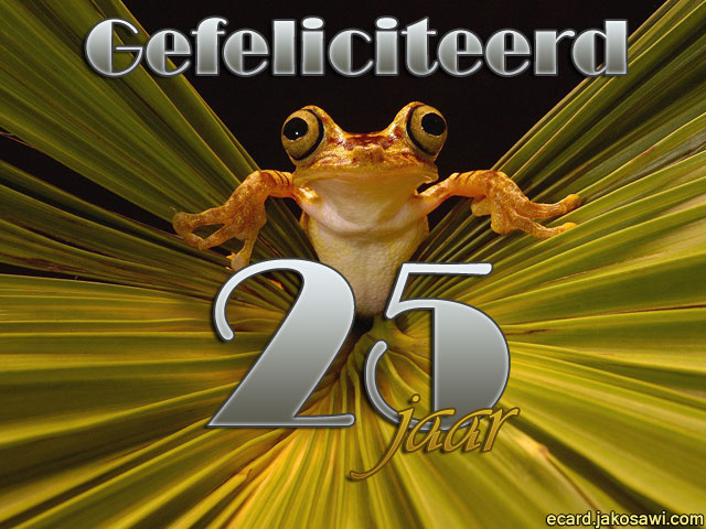 25 jaar kikker