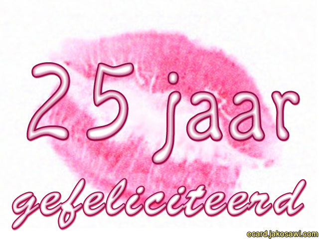25 jaar kus