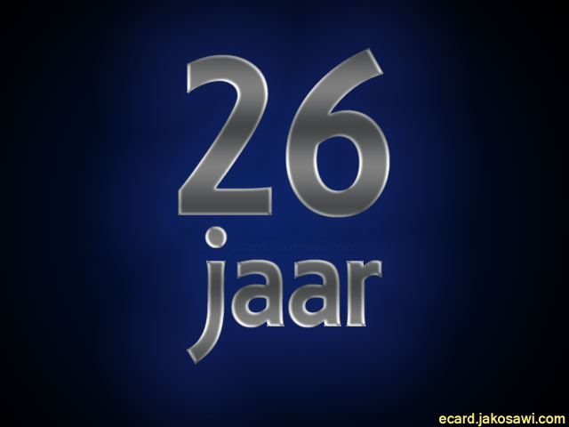 26 jaar blgr