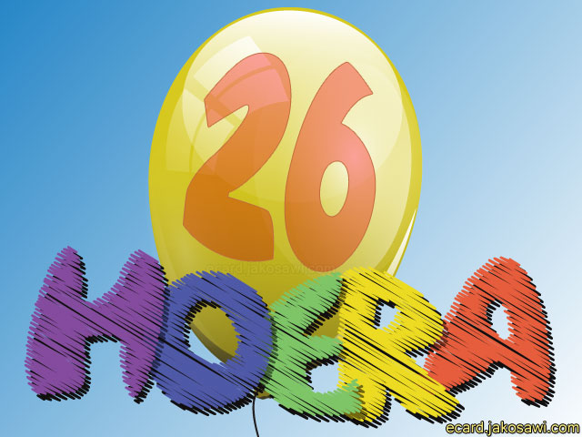 26 jaar hoera 1401
