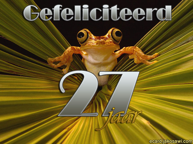 27 jaar kikker