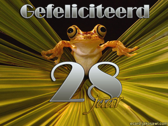28 jaar kikker