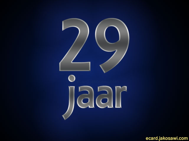 29 jaar blgr