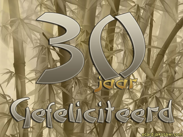 30 jaar bamboo