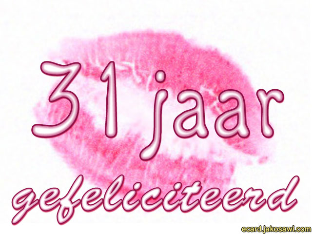 31 jaar kus