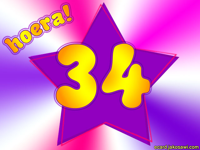 34 jaar ster