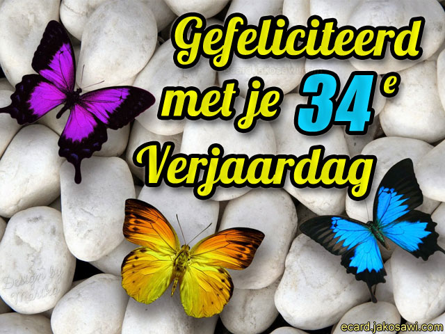 34 jaar vlinders