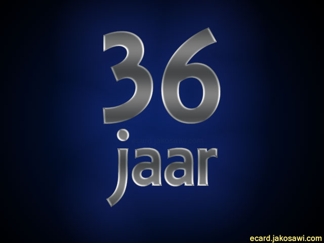 36 jaar blgr