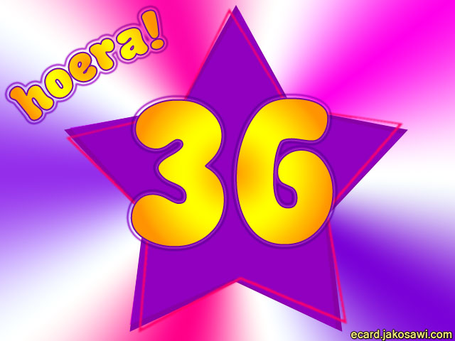 36 jaar ster