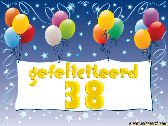 38 jaar spandoek