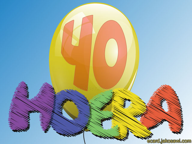 40 jaar hoera 1401