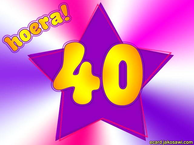 40 jaar ster