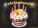 40 jaar taart kaarsjes