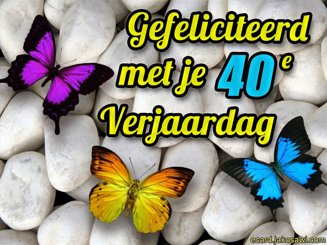 40 jaar vlinders