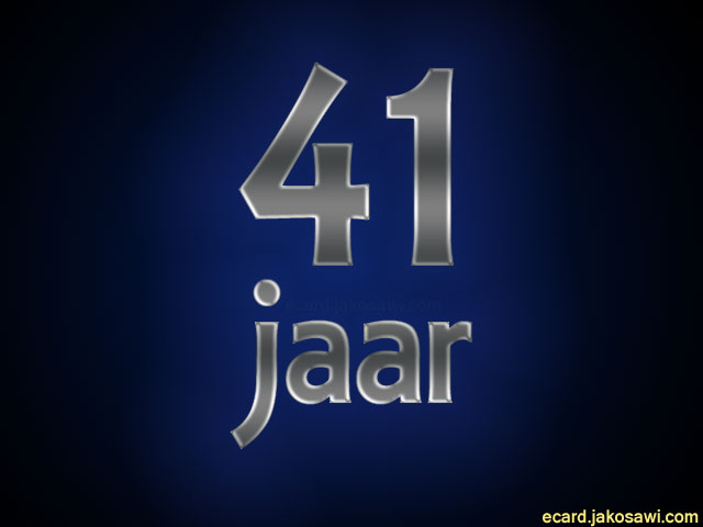 41 jaar blgr