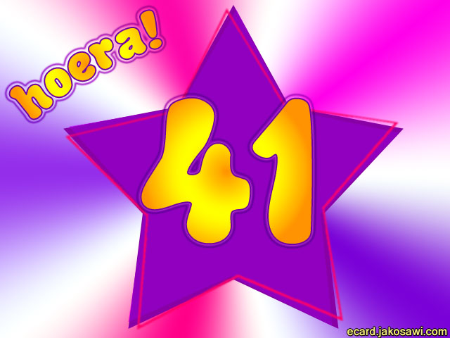 41 jaar ster