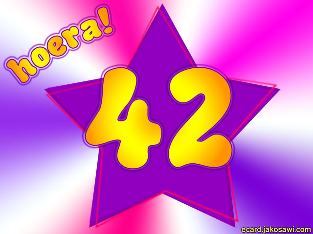 42 jaar ster