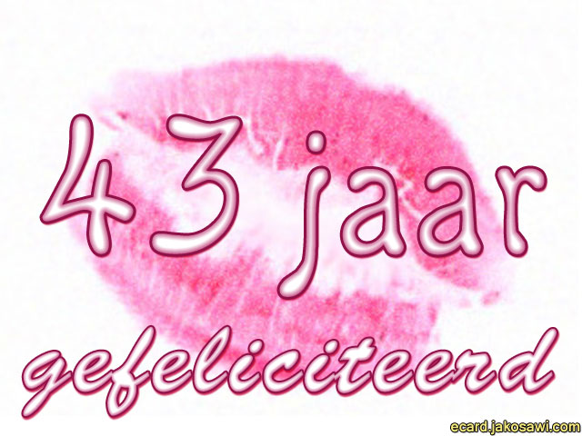 43 jaar kus